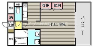 クレストシティ中井町の物件間取画像